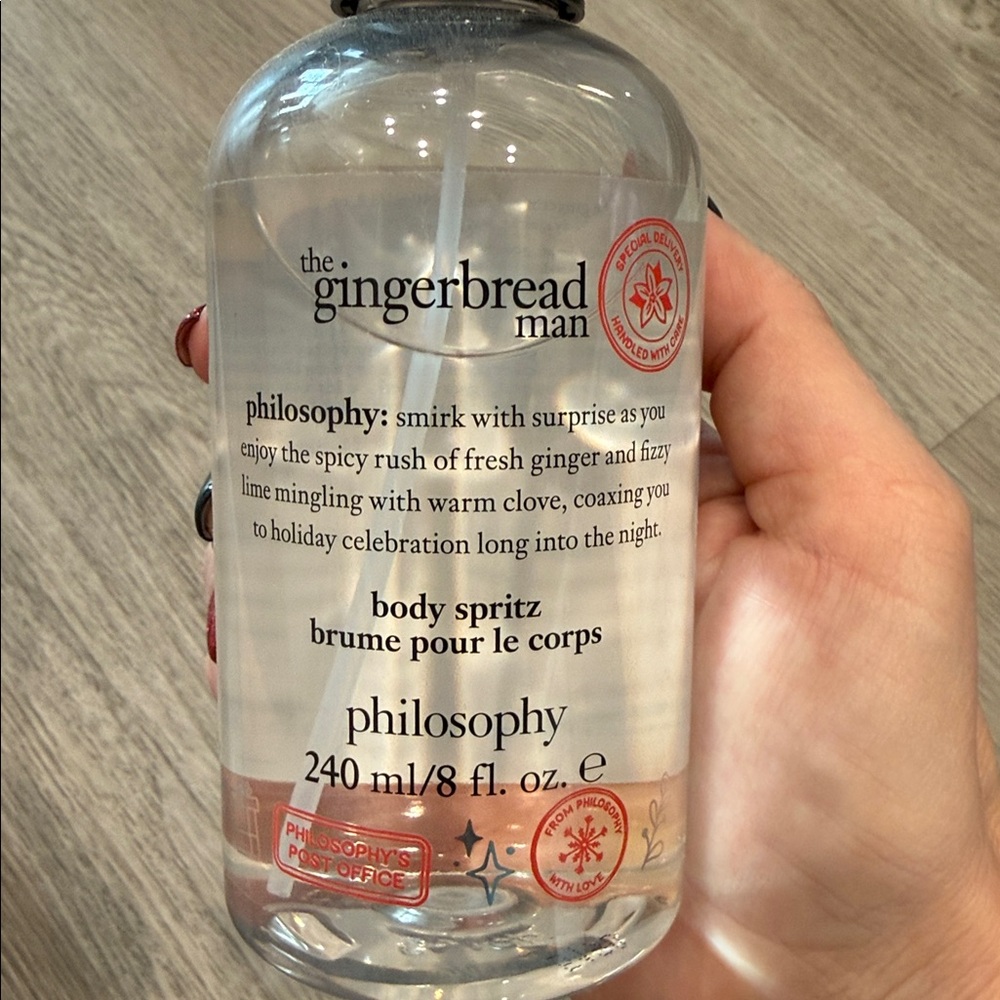 Philosophy Gingerbread Man Body Spritz